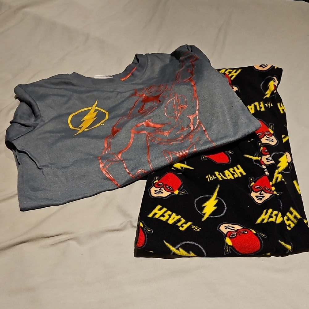 Boys Flash Pajamas Size 10/12